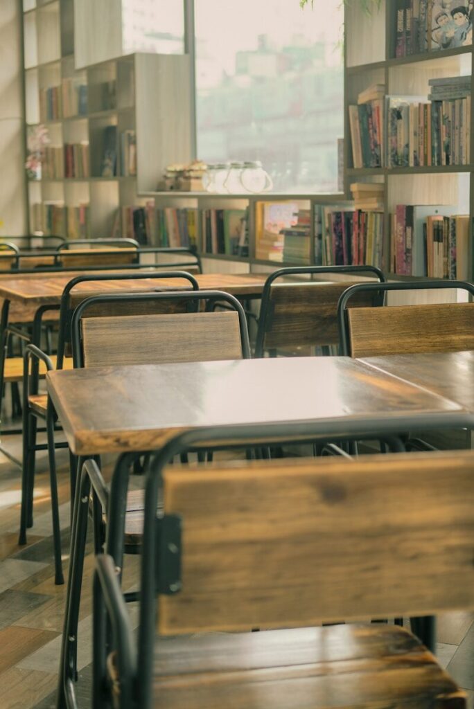 a classroom table